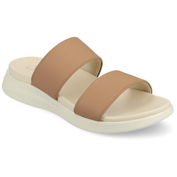 Journee Womens Janis Slip On Sandals
