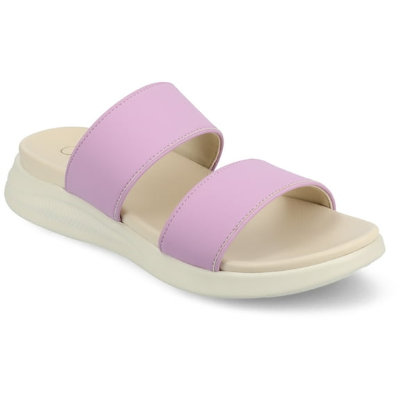 Journee Womens Janis Slip On Sandals