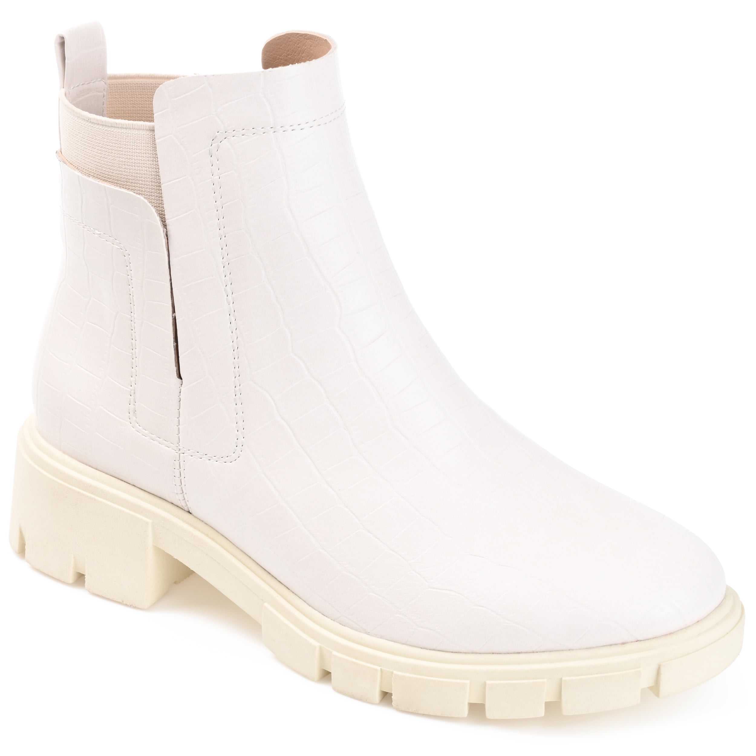 Journee Womens Jeeva Inside Zip Block Heel Booties