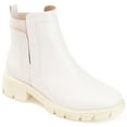 thumbnail image 1 of Journee Womens Jeeva Inside Zip Block Heel Booties, 1 of 10