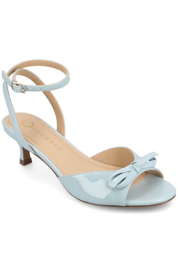 Womens Jennifer Kitten Heel Ankle Strap Open Toe Dress Sandals