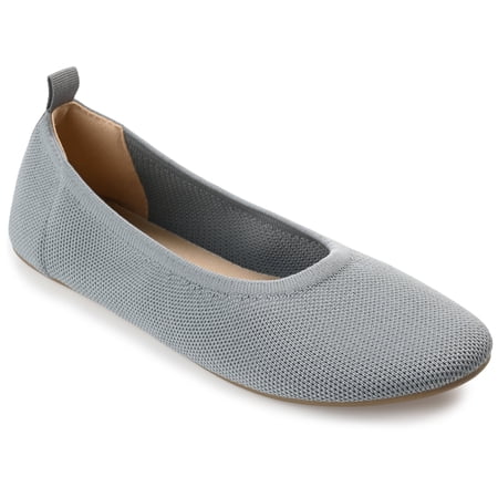 Journee Women's Jersie Knit Foldable Ballet Flats, Widths Available