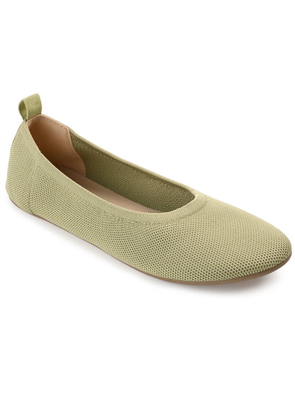 Women's Jersie Knit Foldable Ballet Flats, Widths Available