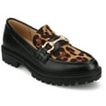 thumbnail image 1 of Journee Womens Jessamey Treaded Outsole Loafer, Widths Available, 1 of 9