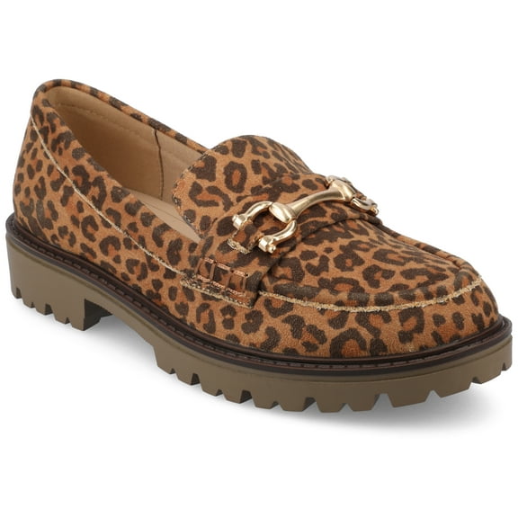 Journee Womens Jessamey Treaded Outsole Loafer, Widths Available