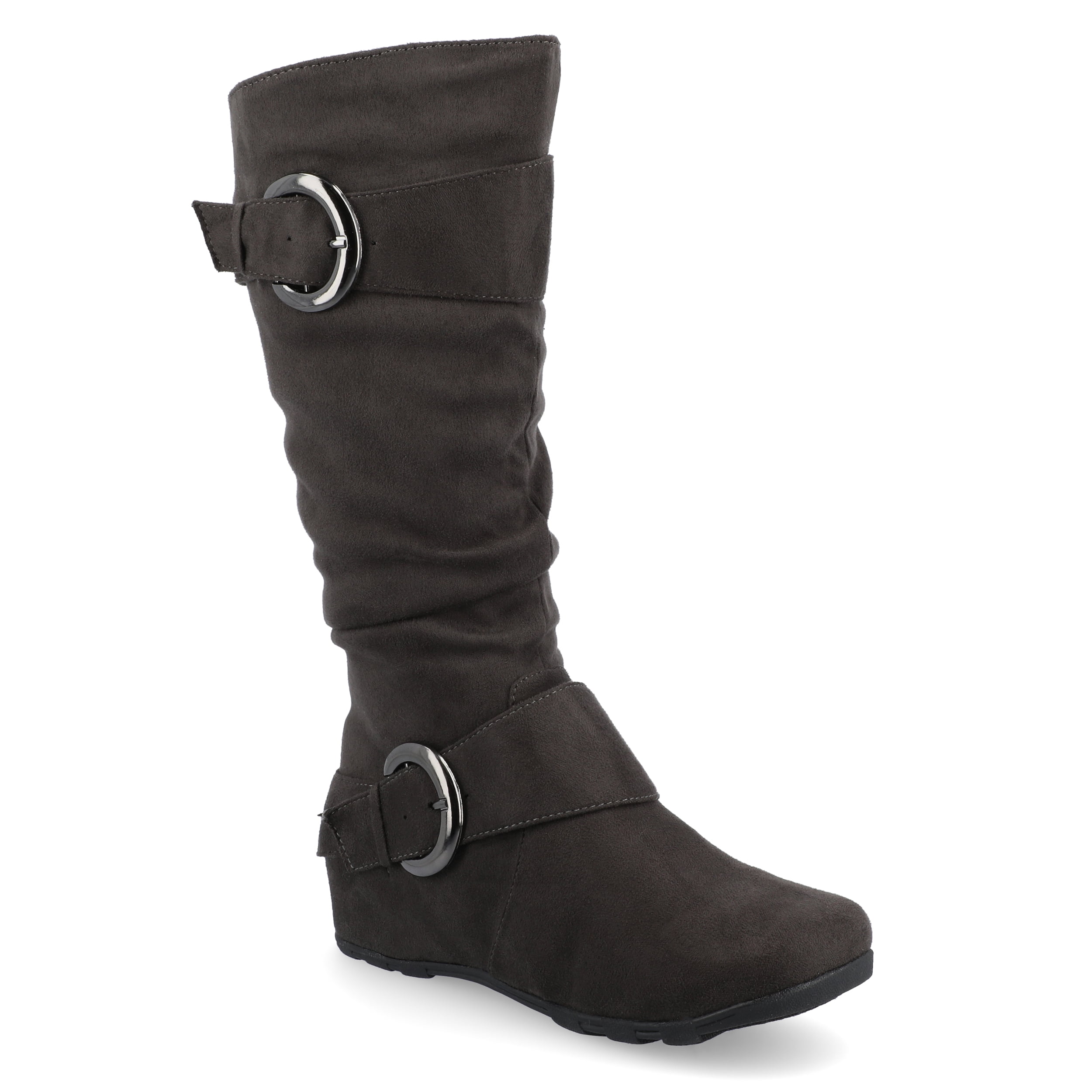 Hidden Boot Journee Womens Jester-01 Hidden Wedge Riding Boots - Walmart.com
