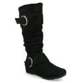 thumbnail image 1 of Journee Womens Jester-01 Hidden Wedge Riding Boots, 1 of 9