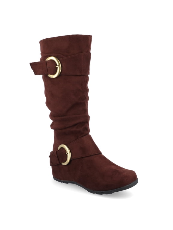 Womens Jester-01 Hidden Wedge Riding Boots