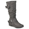 thumbnail image 1 of Journee Womens Jester-01 Wide Calf Hidden Wedge Riding Boots, 1 of 10