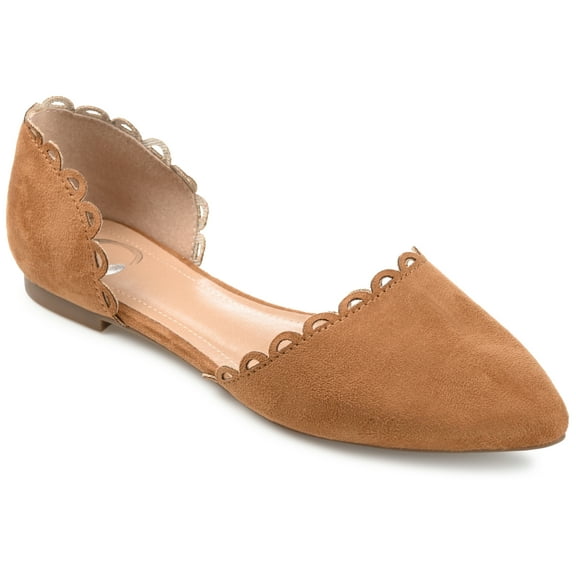 Journee Womens Jezlin Slip On Almond Toe Ballet Flats, Widths Available