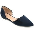 thumbnail image 1 of Journee Womens Jezlin Slip On Almond Toe Ballet Flats, Widths Available, 1 of 10