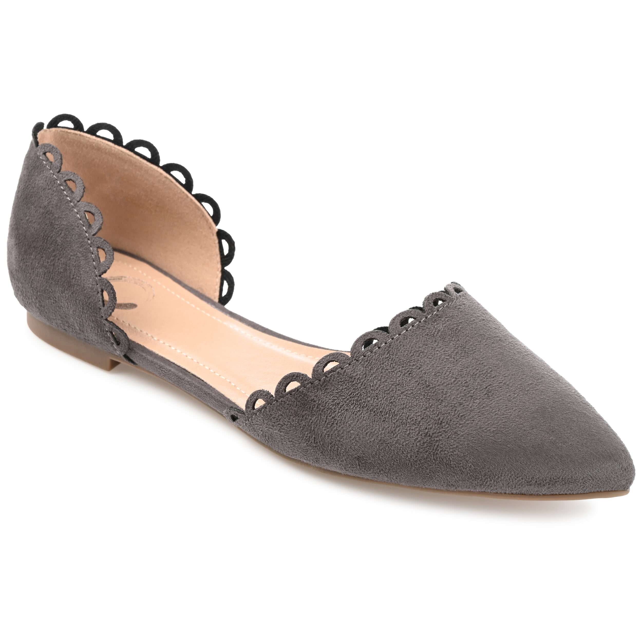 Journee Womens Jezlin Slip On Almond Toe Ballet Flats, Widths Available