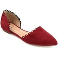 thumbnail image 1 of Journee Womens Jezlin Slip On Almond Toe Ballet Flats, Widths Available, 1 of 10