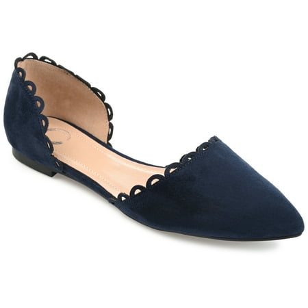 Journee Womens Jezlin Slip On Almond Toe Ballet Flats, Widths Available