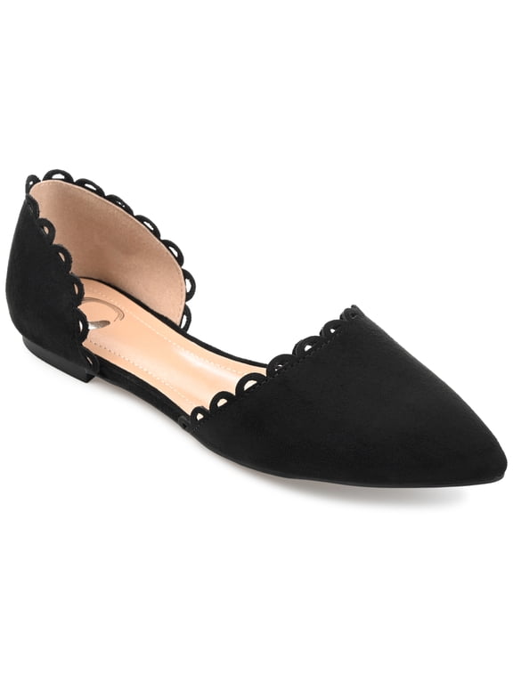 Womens Jezlin Slip On Almond Toe Ballet Flats, Widths Available