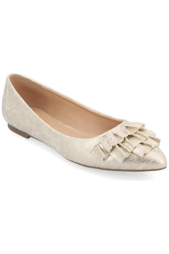 Womens Judy Slip On Pointed Toe Ballet Flats, Widths Available