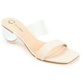 thumbnail image 1 of Journee Womens July Open Toe Low Heel Sandals, 1 of 10