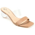 thumbnail image 1 of Journee Womens July Open Toe Low Heel Sandals, 1 of 10