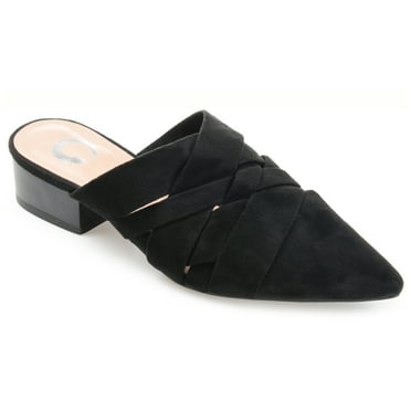 Journee Womens Kalida Slip On Pointed Toe Mules Flats