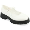 thumbnail image 1 of Journee Womens Kamie Round Toe Buckle Mary Jane, Widths Available, 1 of 10