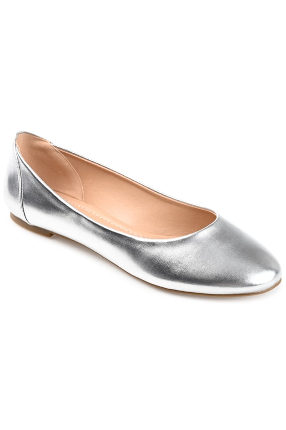 Womens Kavn Comfort Insole Narrow Width Slip On Round Toe Ballet Flats
