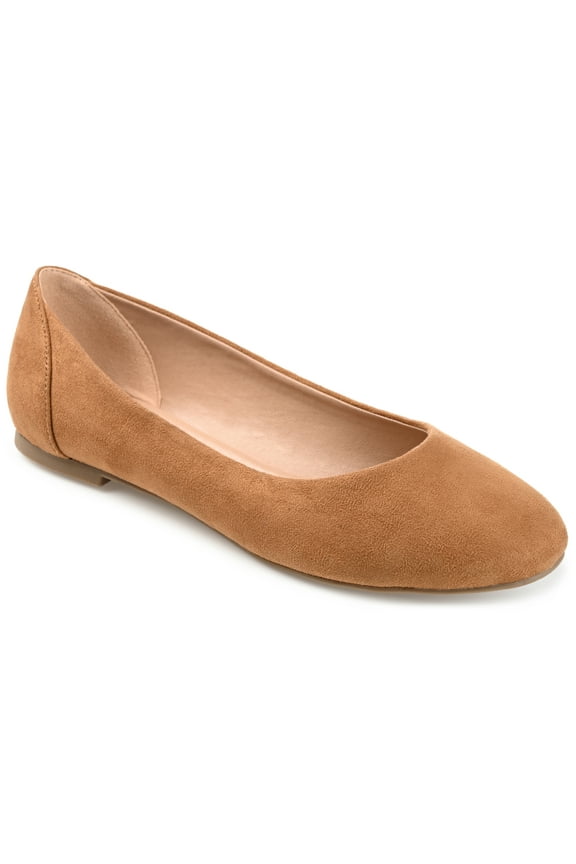 Womens Kavn Comfort Insole Slip On Round Toe Ballet Dress Flats, Widths Available