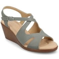 thumbnail image 1 of Journee Womens KedzieII Ankle Strap Wedge Sandals, Widths Available, 1 of 9