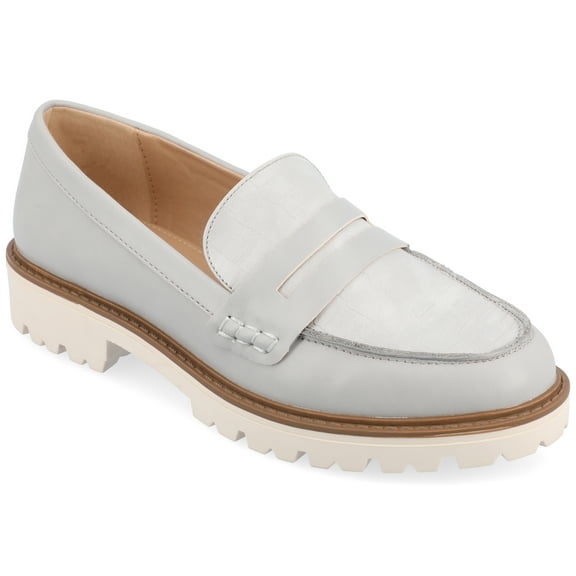 Journee Womens Kenly Narrow Width Slip On Round Toe Loafer