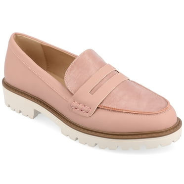 Journee Womens Kenly Narrow Width Slip On Round Toe Loafer