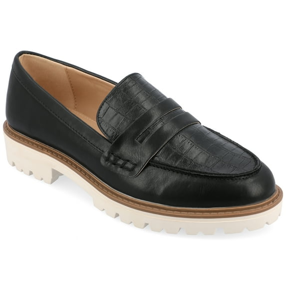 Journee Womens Kenly Slip On Round Toe Loafer, Widths Available