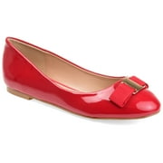 Journee Womens Kim Slip On Round Toe Ballet Dress Flats