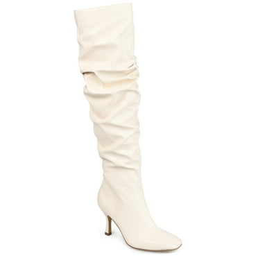 Journee Womens Kindy Extra Wide Calf Square Toe Over The Knee Boots