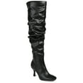 thumbnail image 1 of Journee Womens Kindy Wide Calf Square Toe Over The Knee Boots, 1 of 9