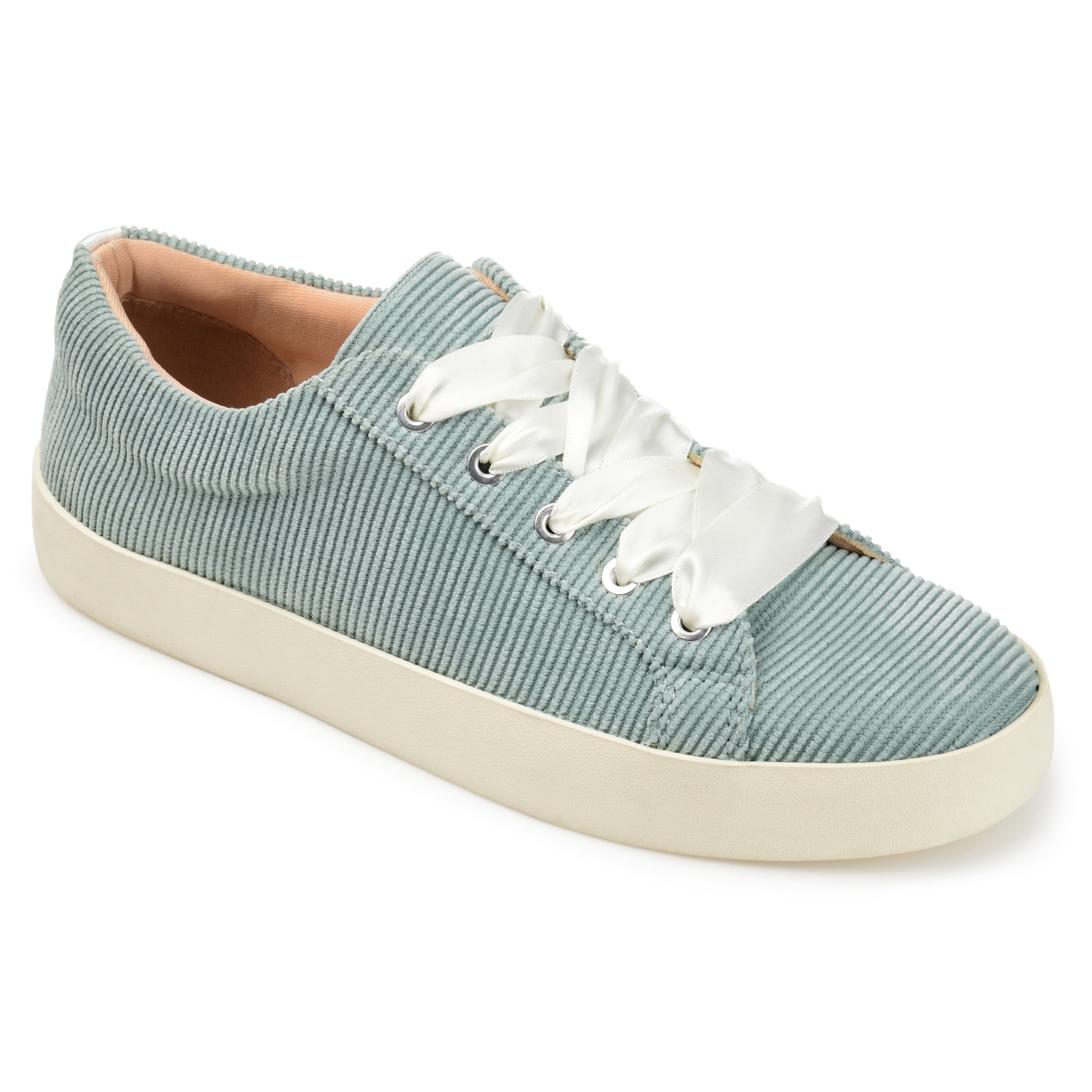 Journee Womens Kinsley Round Toe Lace Up Sneakers