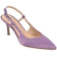 thumbnail image 1 of Journee Womens Knightly Sling Back Mid Stiletto Pointed Toe Pumps, Widths Available, 1 of 10
