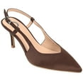 thumbnail image 1 of Journee Womens Knightly Sling Back Mid Stiletto Pointed Toe Pumps, Widths Available, 1 of 10