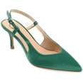 thumbnail image 1 of Journee Womens Knightly Sling Back Mid Stiletto Pointed Toe Pumps, Widths Available, 1 of 10