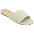 thumbnail image 1 of Journee Womens Kolinna Slip On Slide Flat Sandals, Widths Available, 1 of 10