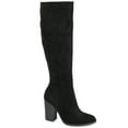 thumbnail image 1 of Journee Womens Kyllie Wide Calf Stacked Heel Knee High Boots, 1 of 9