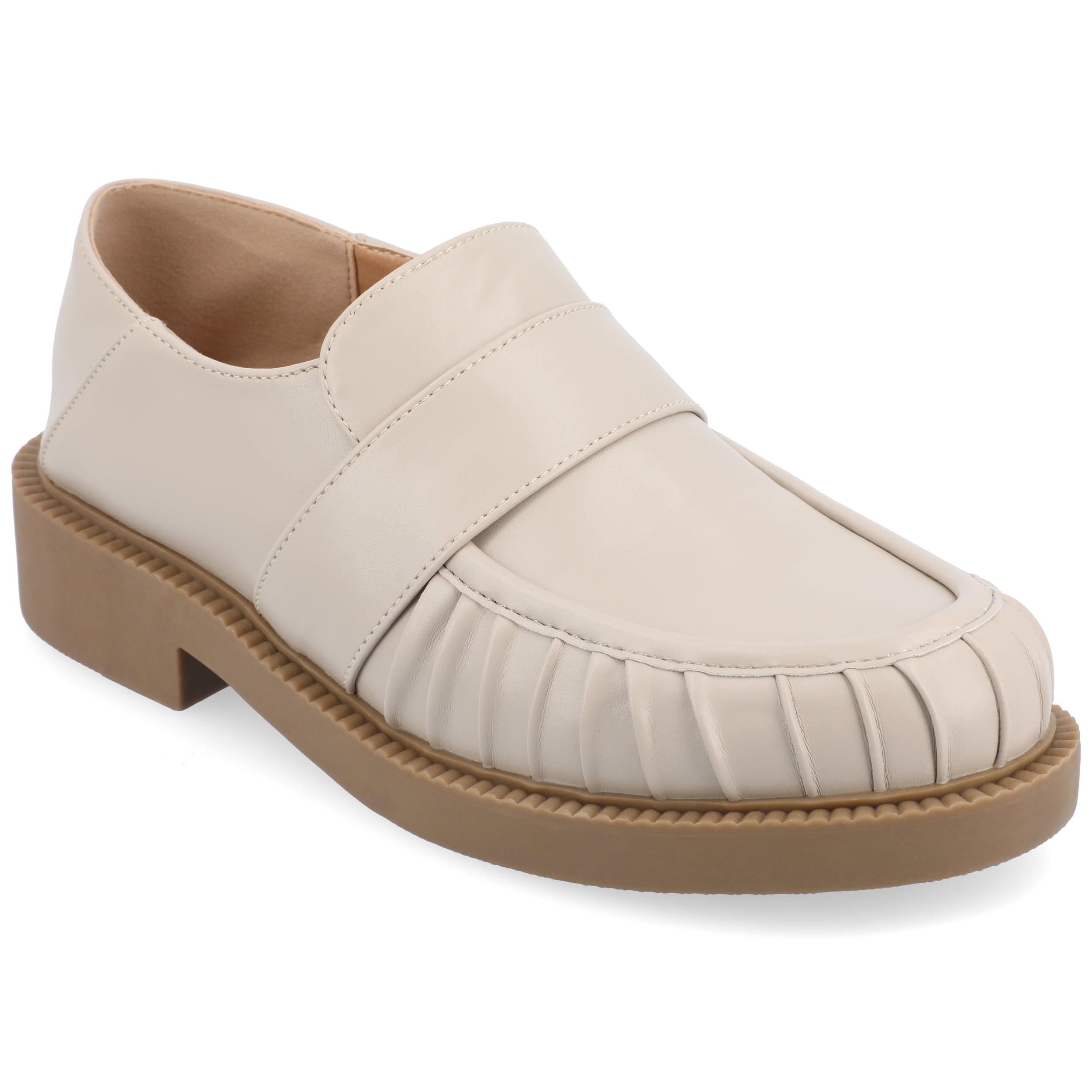 Journee Womens Lakenn Slip On Crash Back Loafer