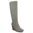 thumbnail image 1 of Journee Womens Langly Wedge Knee High Boots, 1 of 9