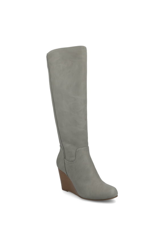 Womens Langly Wedge Knee High Boots