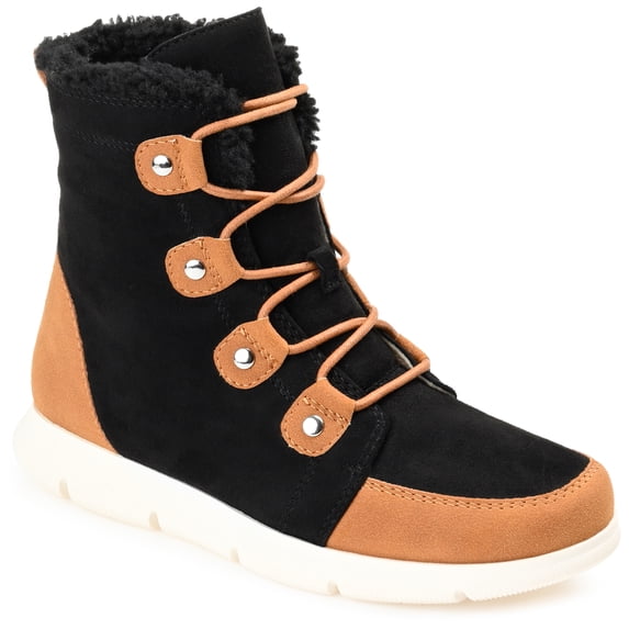 Journee Womens Laynee Round Toe Cold Weather Booties