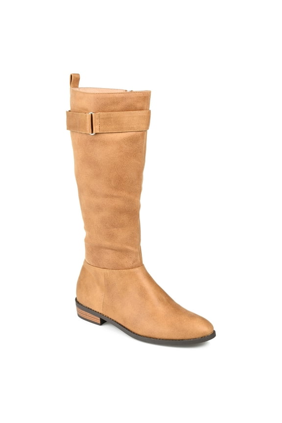 Womens Lelanni Stacked Heel Knee High Boots
