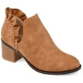 thumbnail image 1 of Journee Womens Lennie Slip On Stacked Heel Booties, 1 of 10