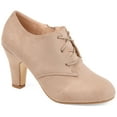 thumbnail image 1 of Journee Womens Leona Inside Zip Block Heel Booties, Widths Available, 1 of 10
