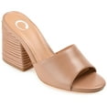 thumbnail image 1 of Journee Womens Leslee Layered Block Heel Sandals, 1 of 9
