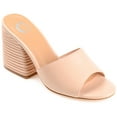thumbnail image 1 of Journee Womens Leslee Layered Block Heel Sandals, 1 of 9