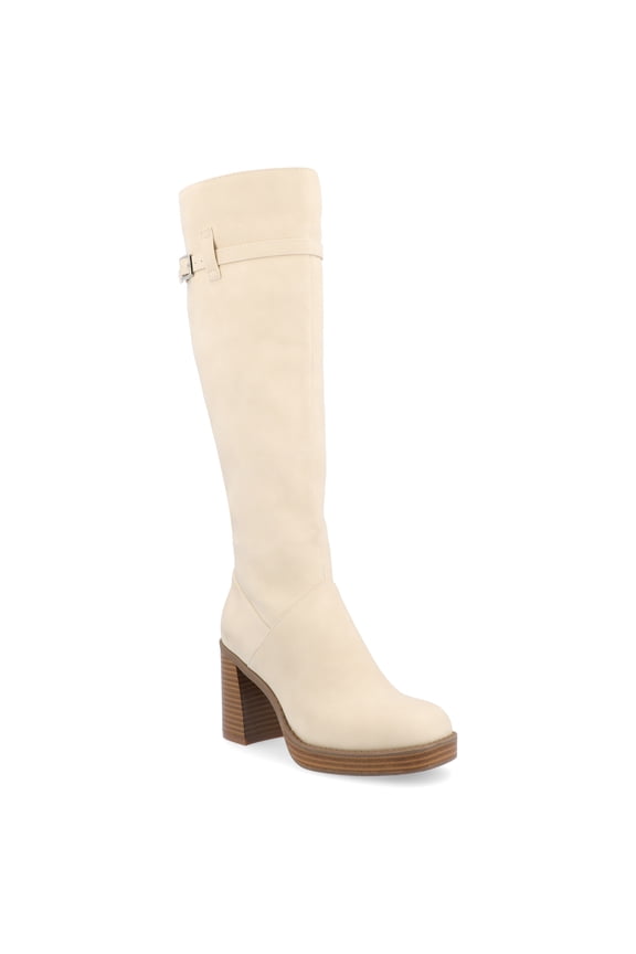 Womens Letice Platform Square Toe Boots