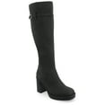 thumbnail image 1 of Journee Womens Letice Platform Square Toe Boots, 1 of 10